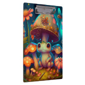 Ein zauberhafter Pilzfrosch Klemmbrett (Rechts)