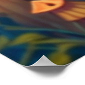 Ein zauberhafter Pilzfrosch Poster (Ecke)