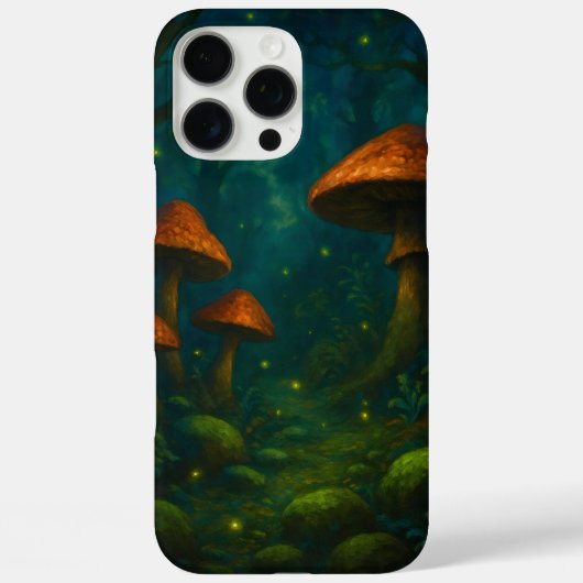 Ein zauberhafter Wald voller überdimensionaler Pil Case-Mate iPhone Hülle (Rückseite)