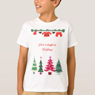 Ein zauberhafter Weihnachtskinder-T - Shirt