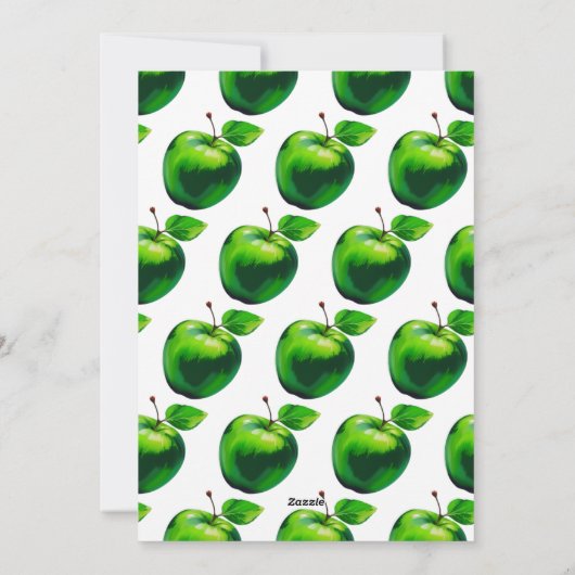 ein zauberhaftes Apfelleben Einladung (Rückseite)