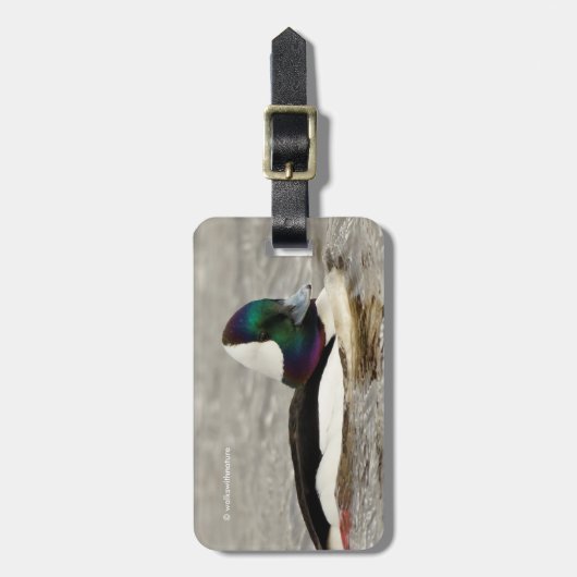 Ein zauberhaftes Büffelköpfchen von Gepäckanhänger (Vorderseite vertikal)