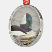 Ein zauberhaftes Büffelköpfchen von Silbernes Ornament (Links)