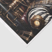 Ein Zebra mit viktorianischem Zug aus der Zeit des Seidenpapier (Detail)