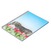 Ein Zebra unter den Tulpen Notizblock (Linke Seite)