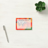 Ein Zebrafalter Schwalbenschwanz Post-it Klebezettel (Büro)
