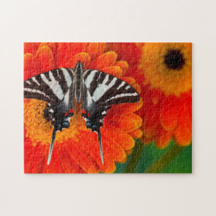 Ein Zebraschwalbenschmetterling Puzzle