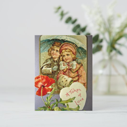 Ein Zeichen der Liebe Postkarte (Stehend Vorderseite)