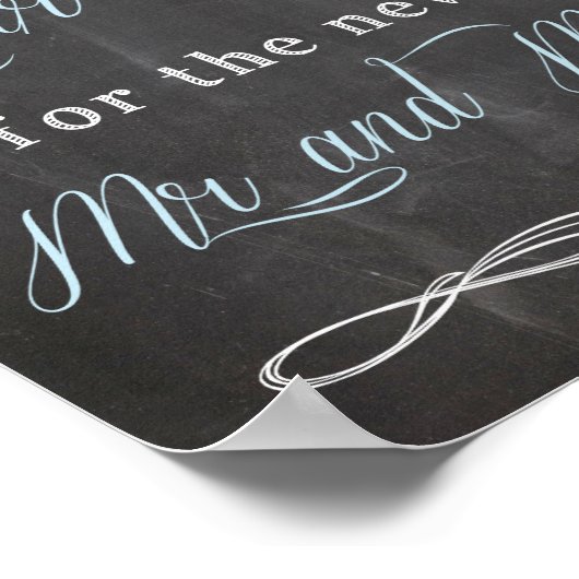 Ein Zeichen für Hochzeitsgespräch verlassen Poster (Ecke)