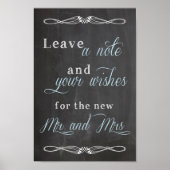 Ein Zeichen für Hochzeitsgespräch verlassen Poster (Vorne)