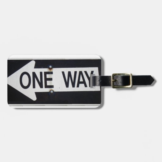 Ein Zeichen Gepäckanhänger (Vorderseite horizontal)