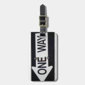 Ein Zeichen Gepäckanhänger (Vorderseite vertikal)