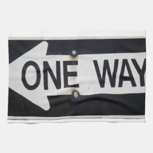 Ein Zeichen Geschirrtuch