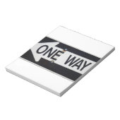 Ein Zeichen Notizblock (Rotiert)