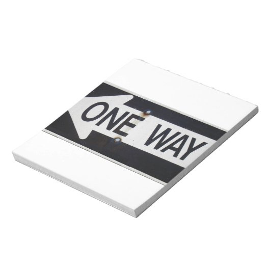 Ein Zeichen Notizblock (Rotiert)