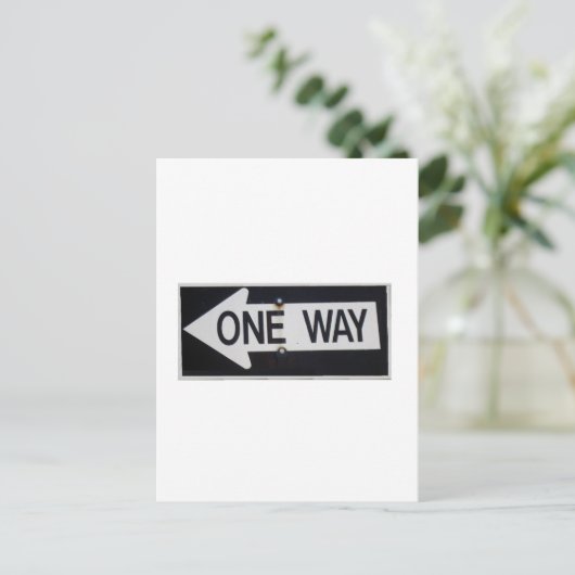 Ein Zeichen Postkarte (Stehend Vorderseite)