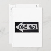 Ein Zeichen Postkarte (Vorne/Hinten)