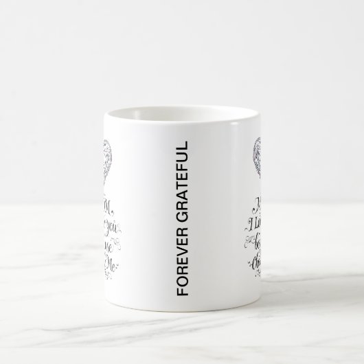 Ein Zeichen von Liebe und Wertschätzung Kaffeetasse (Mittel)