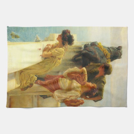 Ein Zeichen von Sir Lawrence Alma-Tadema Geschirrtuch (Horizontal)