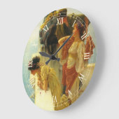 Ein Zeichen von Sir Lawrence Alma-Tadema Große Wanduhr (Winkel)