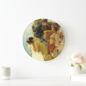 Ein Zeichen von Sir Lawrence Alma-Tadema Große Wanduhr (Zuhause)