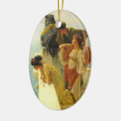 Ein Zeichen von Sir Lawrence Alma-Tadema Keramik Ornament (Links)