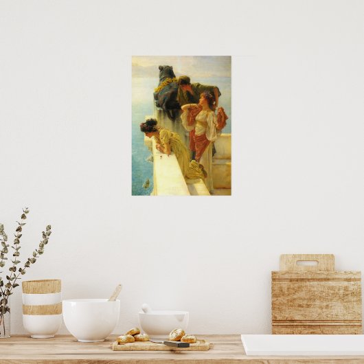 Ein Zeichen von Sir Lawrence Alma-Tadema Poster (Küche)