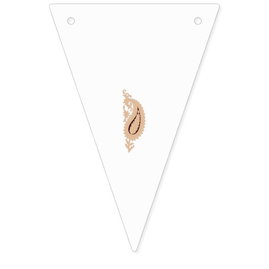 ein zeichn einer Blume mit Blätter darauf Wimpelkette (Zweite Fahne)