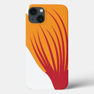 ein zeichn einer Pflanze mit orangen und lila Blät Case-Mate iPhone Hülle