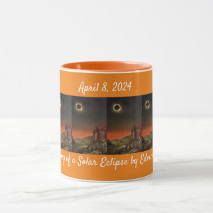 Ein Zeichn eines solaren Eclipses durch die Edmund Tasse