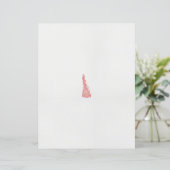 ein zeichn eines Vogels mit Blume darauf (Stehend Vorderseite)