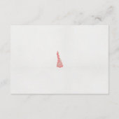 ein zeichn eines Vogels mit Blume darauf Begleitkarte (Rückseite)