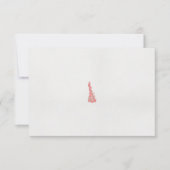 ein zeichn eines Vogels mit Blume darauf Dankeskarte (Vorderseite)