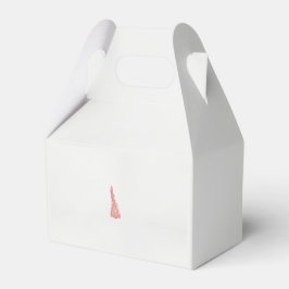 ein zeichn eines Vogels mit Blume darauf Geschenkschachtel