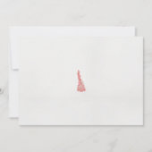 ein zeichn eines Vogels mit Blume darauf Save The Date (Vorderseite)