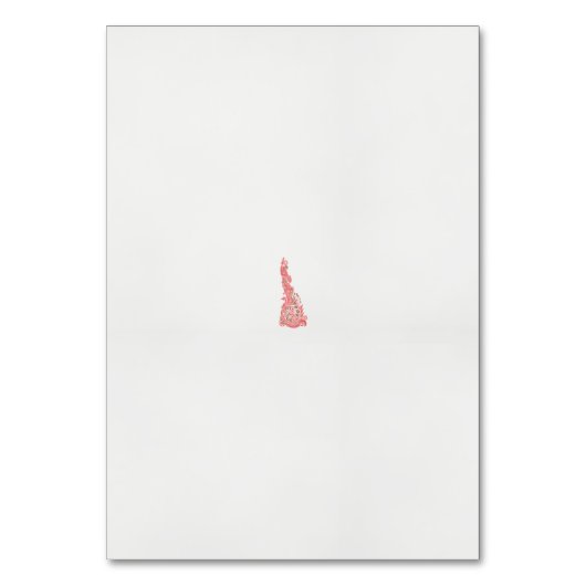 ein zeichn eines Vogels mit Blume darauf Tischnummer (Vorderseite)