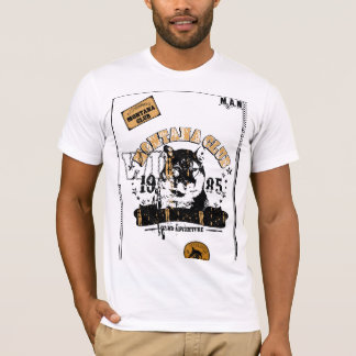 Ein zeichn eines Wolfs. T-Shirt
