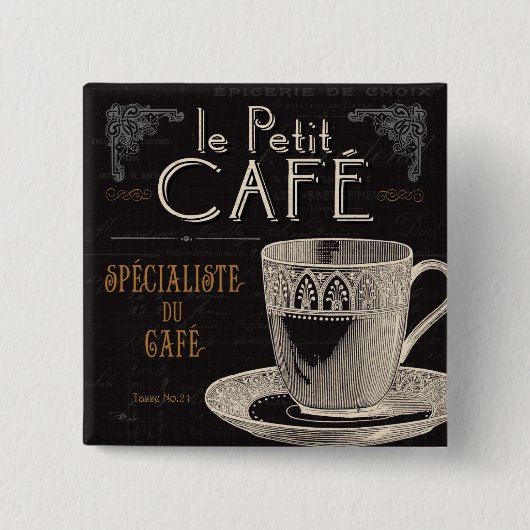 Ein zeitgenössischer Kaffee Button (Vorderseite)