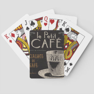 Ein zeitgenössischer Kaffee Spielkarten