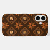Ein zeitloses afrikanisches Muster mit Blumenmuste Case-Mate iPhone Hülle (Rückseite (Horizontal))