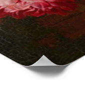 Ein zeitloses, blumenreiches Meisterwerk Poster (Ecke)