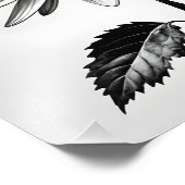 Ein zeitloses Chrysanthemum Fotodruck (Ecke)