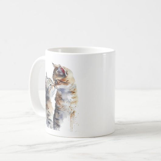 EIN ZEITPUNKT, DER GETEILT WIRD KAFFEETASSE (Vorderseite Links)