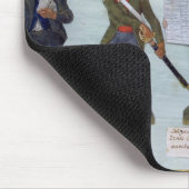 Ein Zeitungs-Verkäufer, ein Bürger bereit zu Mousepad (Ecke)