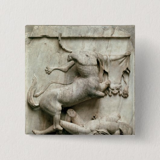 Ein Zentaur, der über einem Lapith triumphiert Button (Vorderseite)