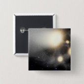 Ein Zerfall von Galaxien Button (Vorne & Hinten)