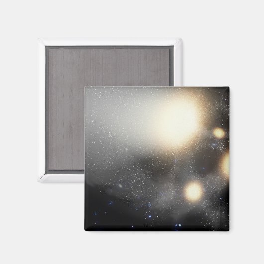 Ein Zerfall von Galaxien Magnet (Vorderseite/Rückseite)