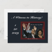 Ein Zeuge der Geschichte Postkarte (Vorne/Hinten)