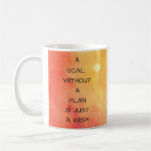 Ein Ziel ohne einen Plan ist gerade eine Kaffeetasse (Links)