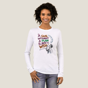 Ein Ziel ohne Plan ist nur ein Wunsch Langarmshirt Tri-Blend Shirt